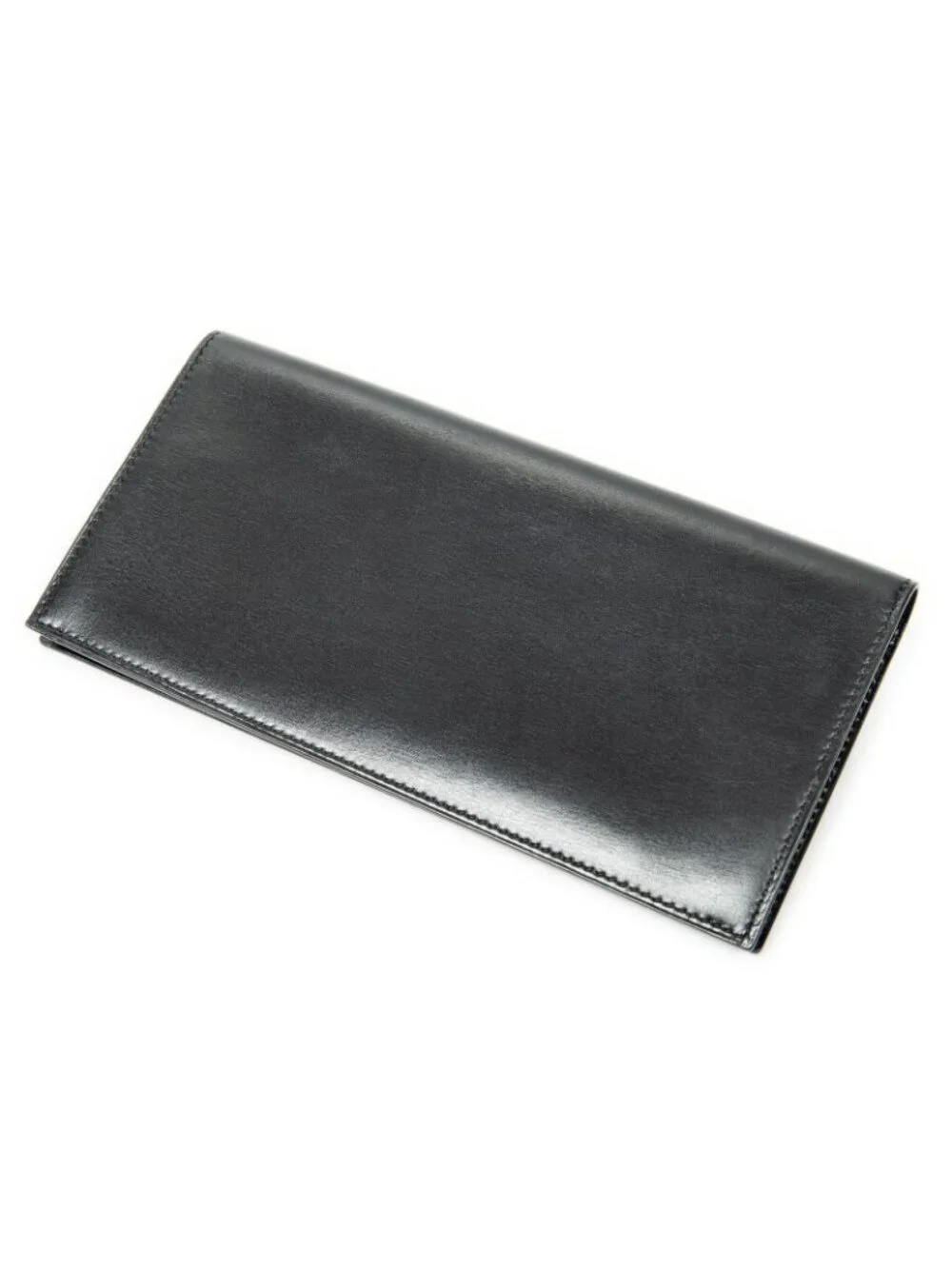 Hermes Vintage Mc2 Fleming Wallet Black Box Leather